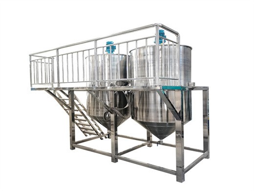 vegetable oil refining plants continuous refining plant in Indonesia