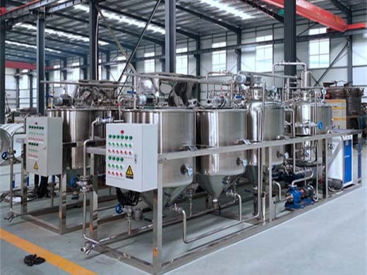 South Africa 15t/d canola oil refinery mustard oil refining machine