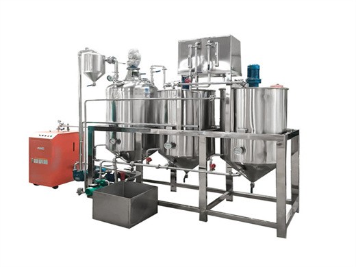 cooking crude soybean oil refinery in South Africa