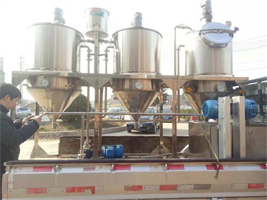 edible oil refinery machine how to refine palm oil to vegetable oil